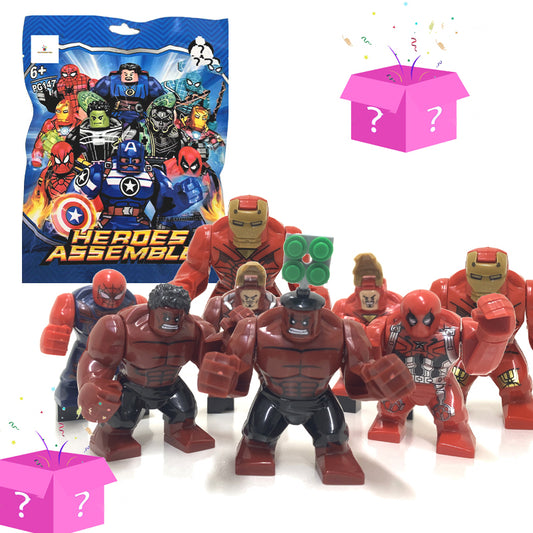 Juego de juguetes de bloques de construcción.