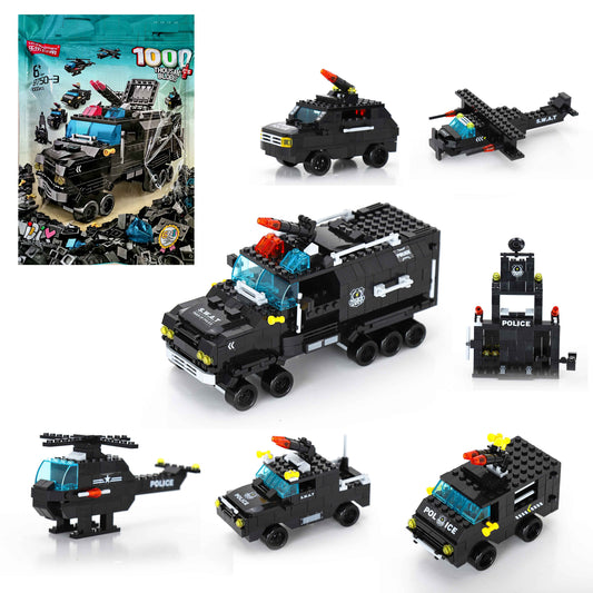 juego de construcción de juguete de bloques de construcción