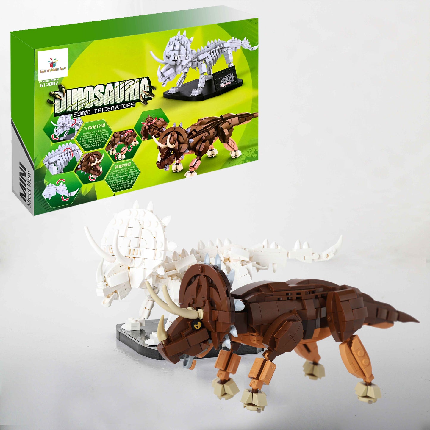 juego de construcción de juguete de bloques de construcción