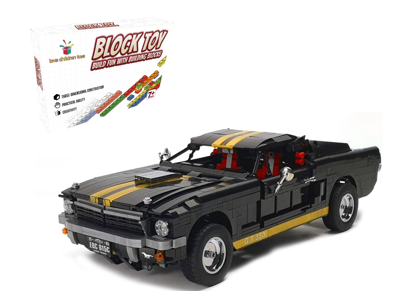 Love Children Toys,legos,lego cart,Love toys,Mustang GT350