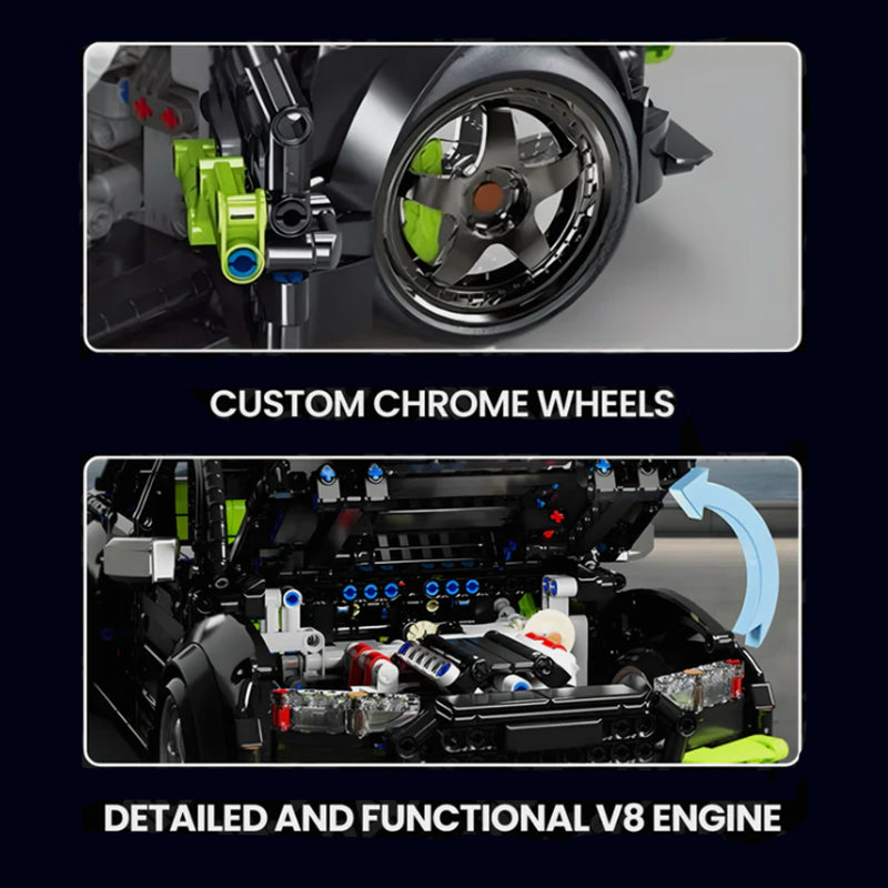 Juego de bloques de construcción Audi RS6 Travel Edition