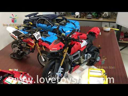 Conjunto de bloques de construcción de motocicletas de carretera Ducati VPS