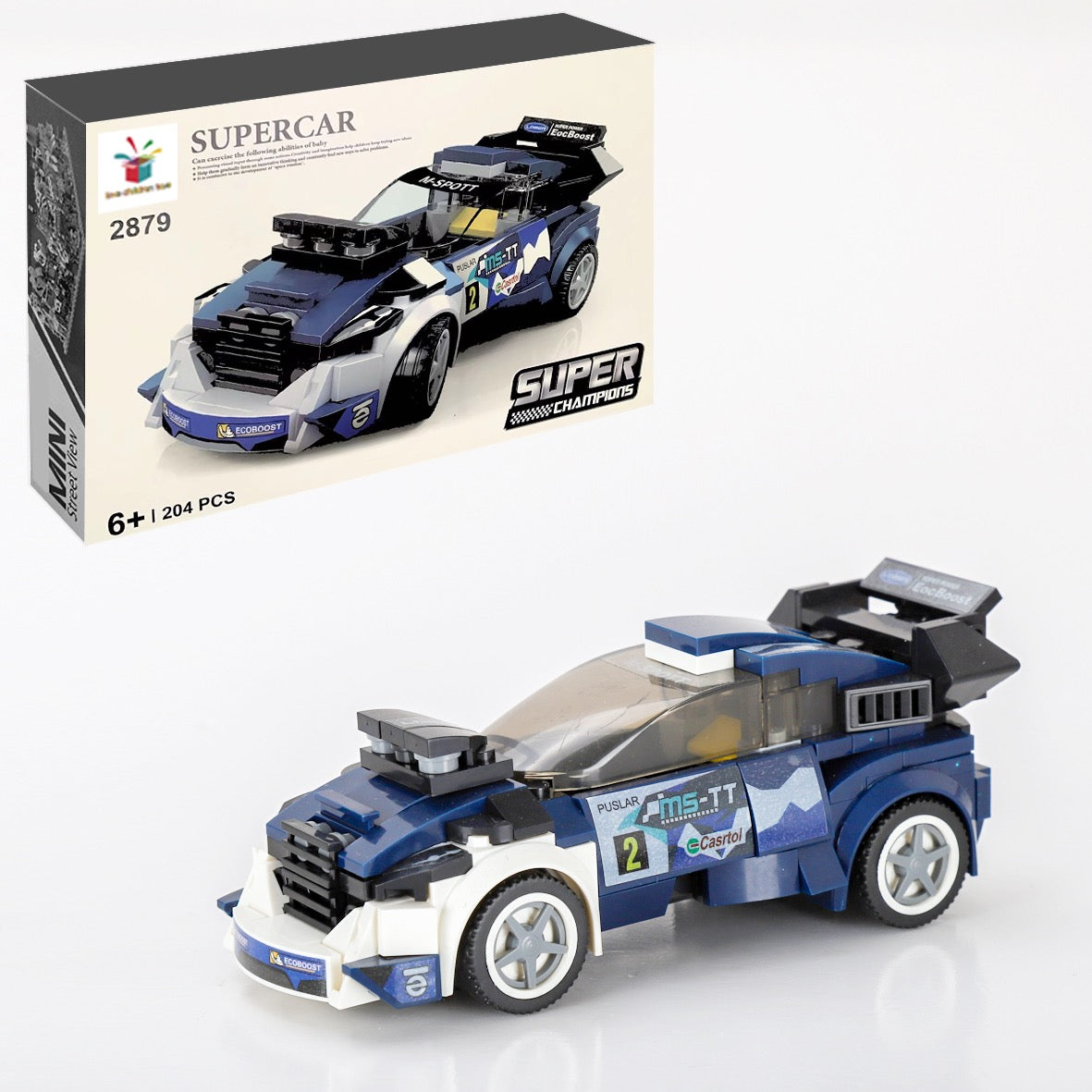 Conjunto de bloques de construcción de carreras apasionadas