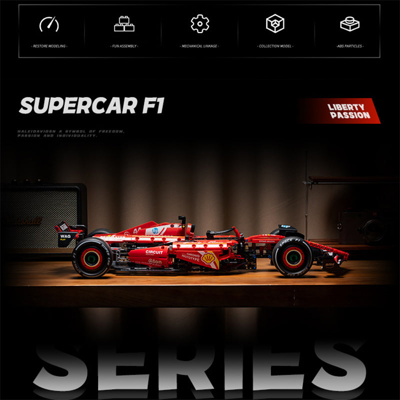 Ferrari SF-25 F1 en Bloques de Construcción: El Set JMPD107 que Todo Fan de la Fórmula 1 Necesita