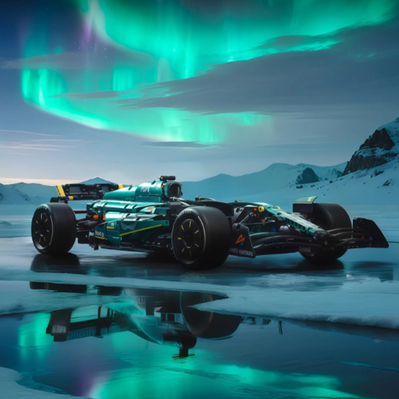 Construye tu Sueño en la Pista: Reseña Completa del Modelo de Bloques Aston Martin F1 AMR25 1:8