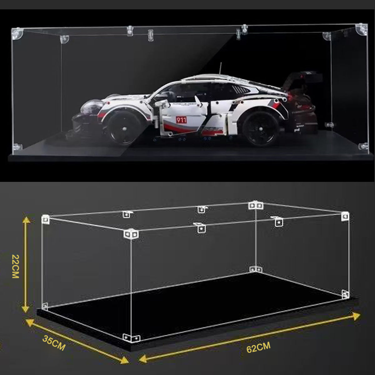 Caja de presentación de Lego，lovetoys，Love Children Toys，Caja de exhibición de Lego de acrílico