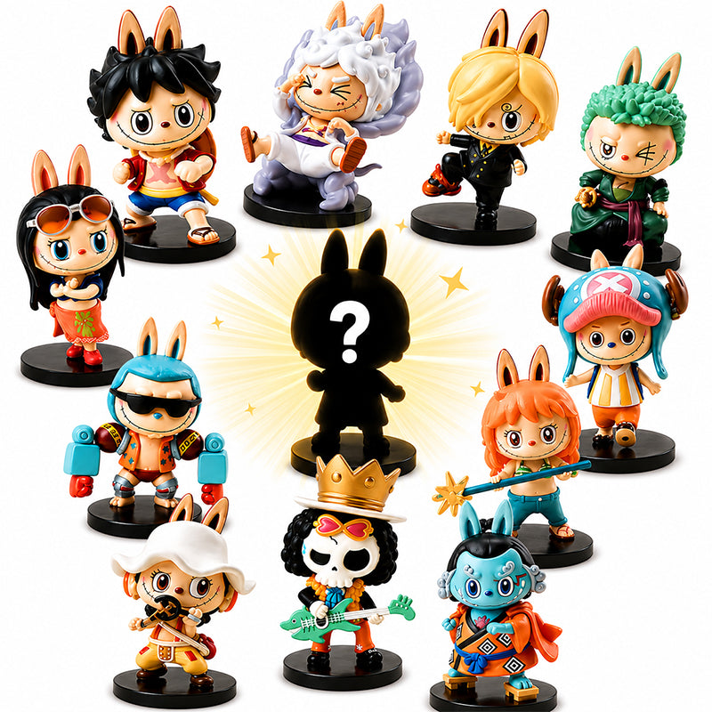 Figuritas de One Piece，Labubu One Piece，Monstruo de Labubu