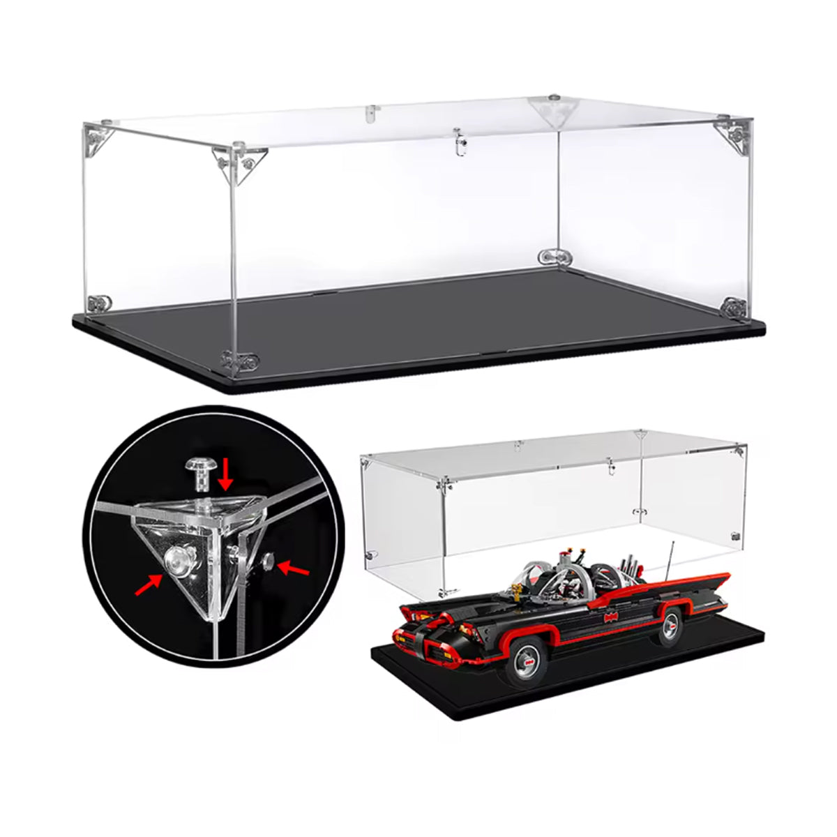 Caja de presentación de Lego，lovetoys，Love Children Toys，Caja de exhibición de Lego de acrílico