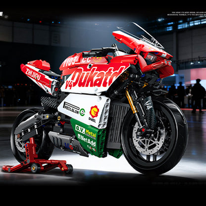 Set de Bloques de Construcción Ducati V4 | 1:8 | 883 Piezas | Love Toys México