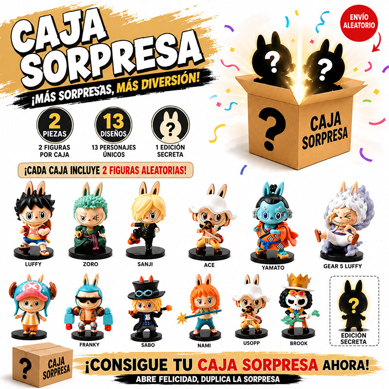 Figuritas de One Piece，Labubu One Piece，Monstruo de Labubu