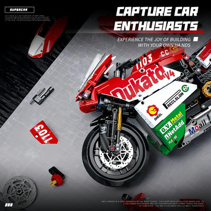 Motocicleta Ducati de LEGO，sets de LEGO，love toys