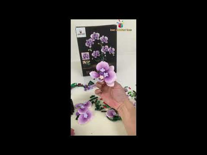 Juego de bloques para construir bonsáis de orquídeas 619 piezas